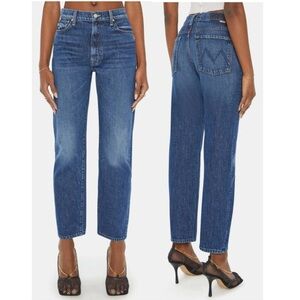 MOTHER The Ditcher Zip Flood Jeans in Did you Bring Me Anything